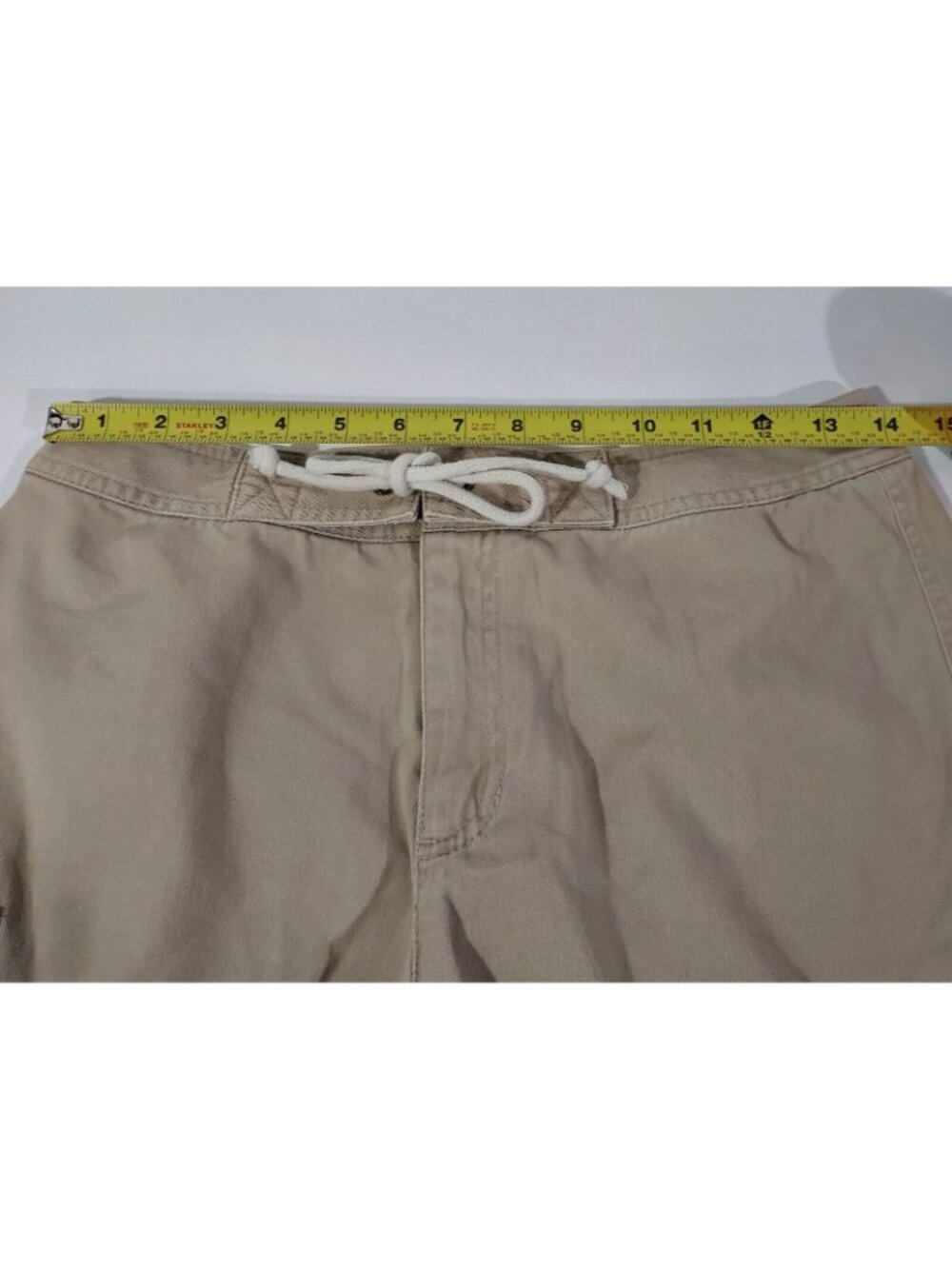 Shorts Liz Claiborne Khaki 100% Cotton Golf Size 4 Beach Boat - Picture 3 of 12